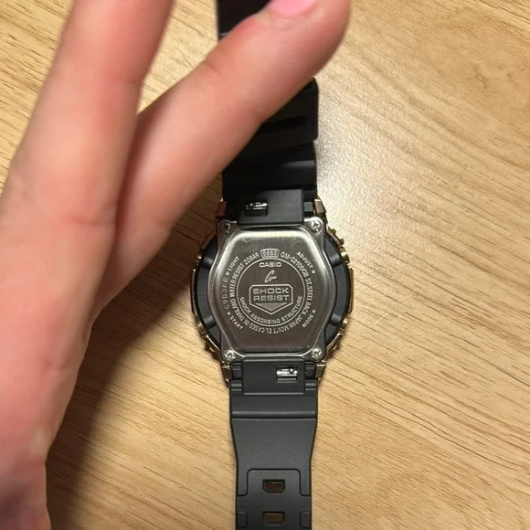 G-SHOCK Black and Gold Watch